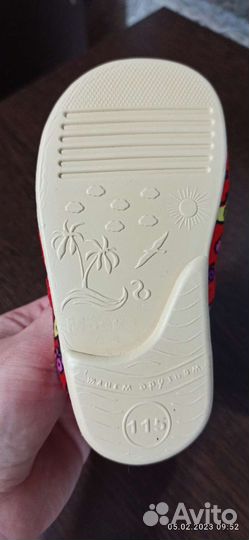 Тапочки домашние детские, 19 размер