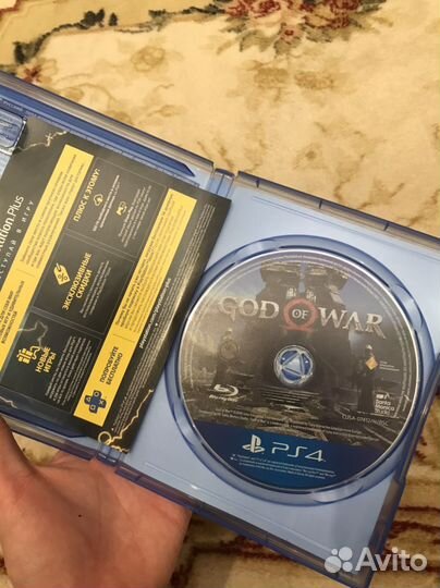 Диск God of War на ps4