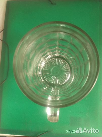 Кружка пивная 0,5 л. 14 граней. Клеймо саз. СССР