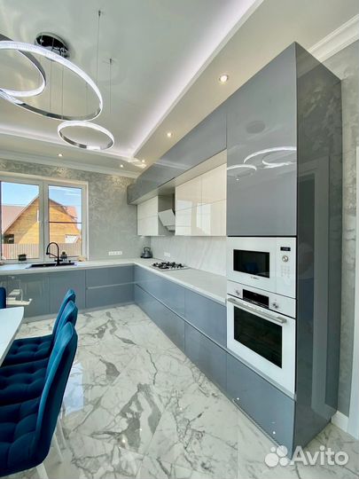 Прямая кухня на заказ. Фабрика в Челябинске