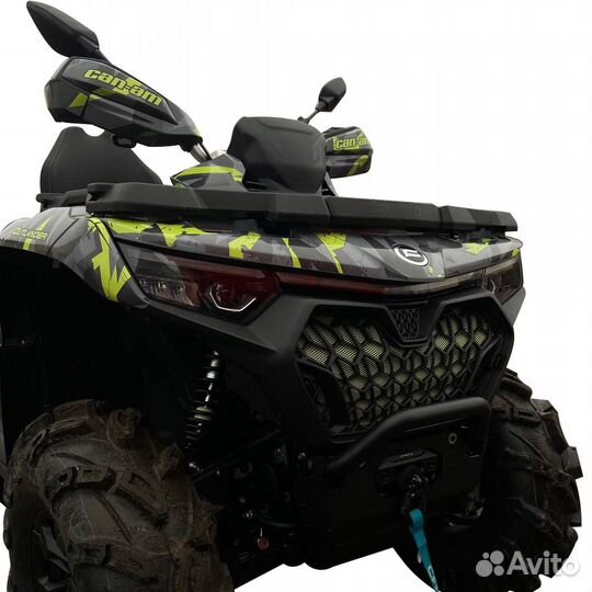 Пленка на фары и панель на Cforce 1000 new