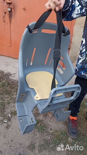 Детское велокресло на багажник бу