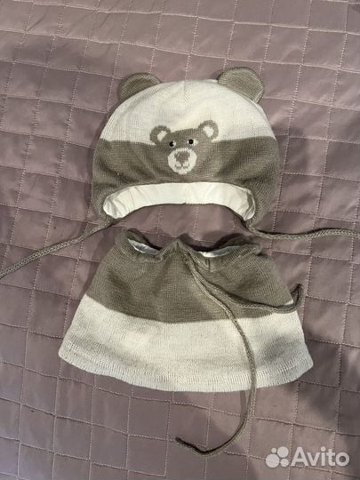 Шапка и снуд Журавлик