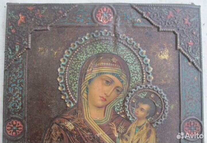 Тихвинская божья матерь до 1917 года печать благ