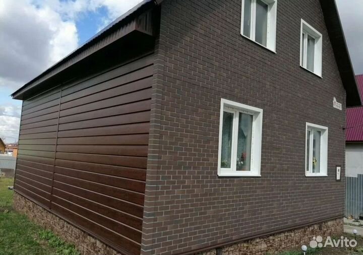 Фасадные работы сайдинг панели