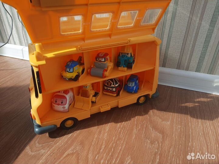 Робокар полли автобус и машинки