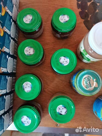 Детское пюре гербер