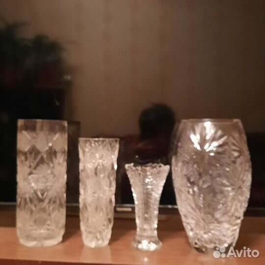Вазы хрустальные СССР