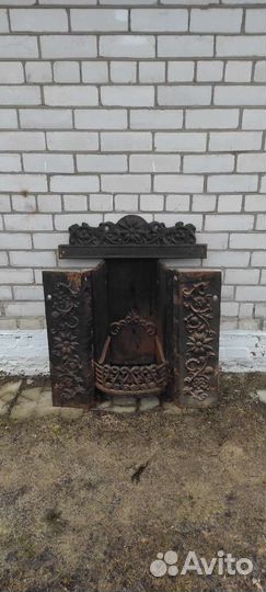 Чугунный портал для камина