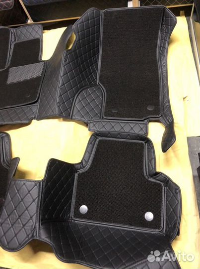 Автомобильные коврики 3d из экокожи на WV Tiguan