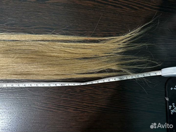 Волосы 53 см для наращивания бу русые