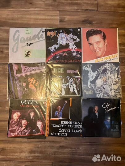 Виниловые пластинки разных жанров