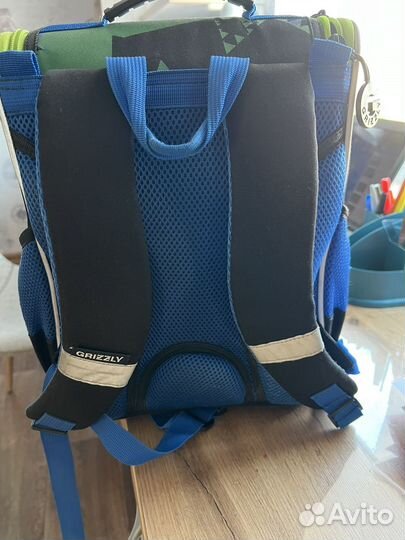 Портфель школьный ранец для мальчика Grizzly