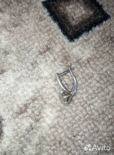 Серьги серебро потеряшки