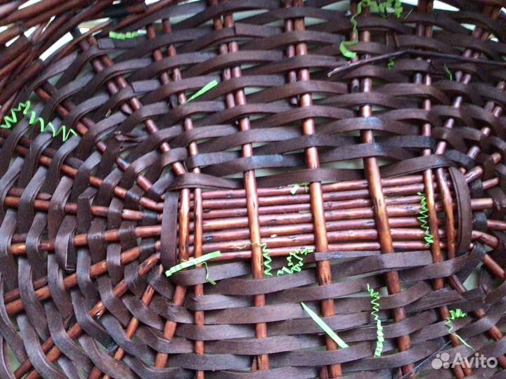 Корзина плетеная для подарков большая 70 -50 см