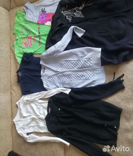 Вещи школьные пакетом на девочку 140-152