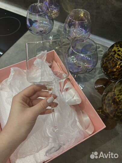Подарочный набор бокалов в коробке