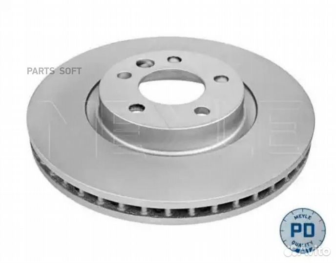 Meyle 1155210038PD Диск тормозной VAG transporter