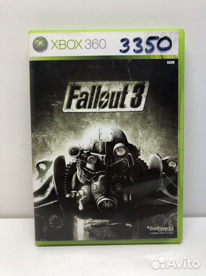 Диск Fallout 3 на русском для Xbox 360