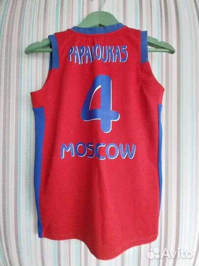 Баскетбольная майка цска