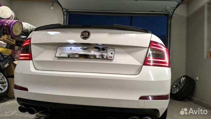 Спойлер Octavia a7 в стиле bmw м4