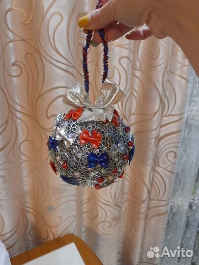 Новогодняя игрушка поделка