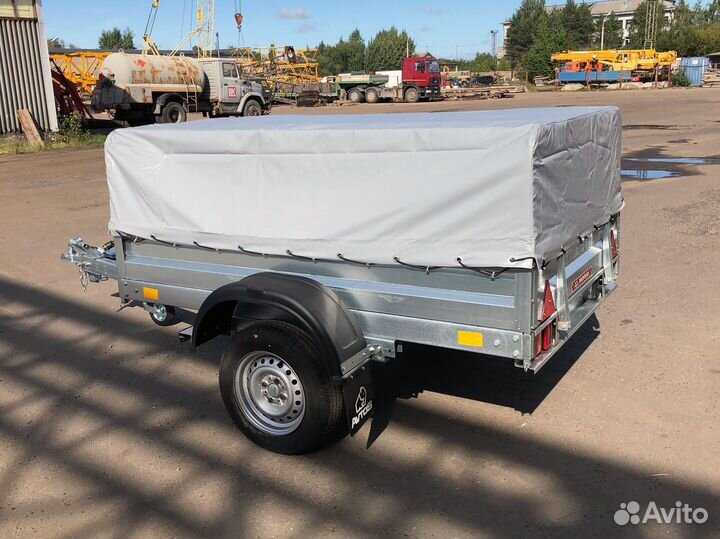 Прицеп 2,0х1,3 рессора AL-KO с тентом