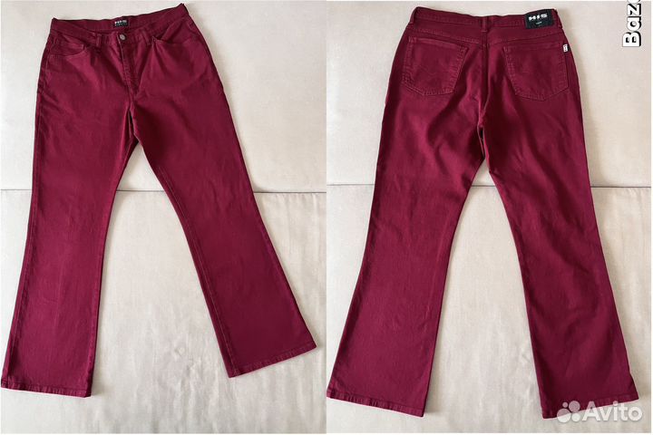 Джинсы красные мужские 52 размер