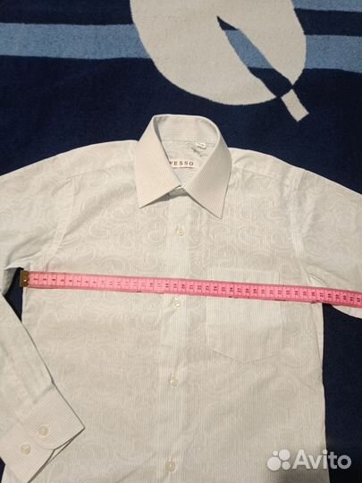 Фирменная школьная рубашка на мальчика 122 (новая)