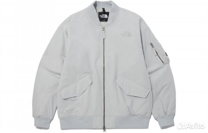 THE north face Quilted Jacket Men Gray (L)(29)