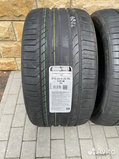 Continental ContiSportContact 5 SUV 275/40 R20 и 315/35 R20 110W