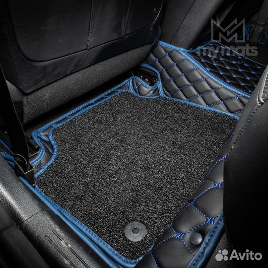 3D коврики из экокожи Kia