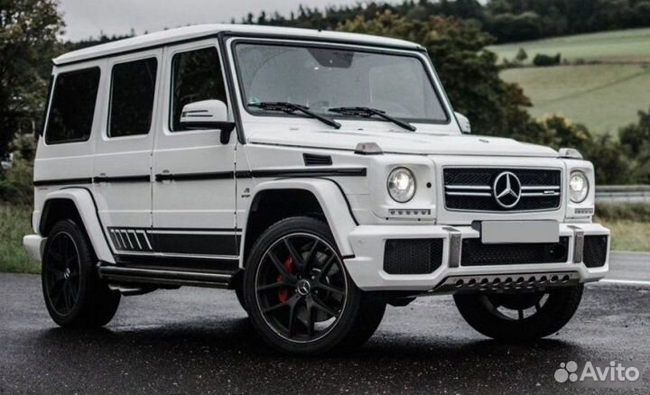 Наклейки боковые AMG 6.3 на Mercedes Edition W463