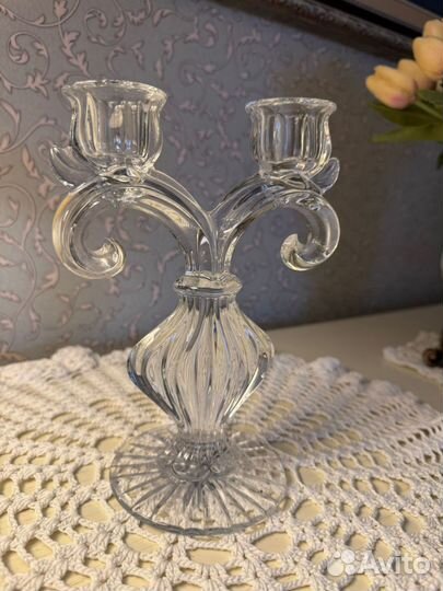 Подсвечник хрусталь СССР