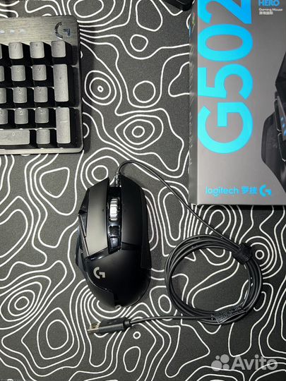 Игровая мышь Logitech G G502 Hero, черный