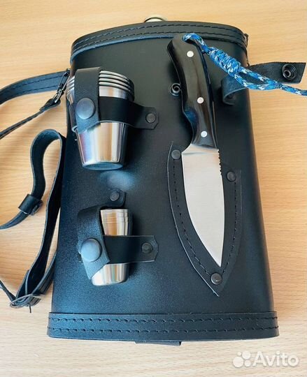 Походный набор фляжка