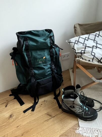 Финский походный рюкзак Halti Green 75