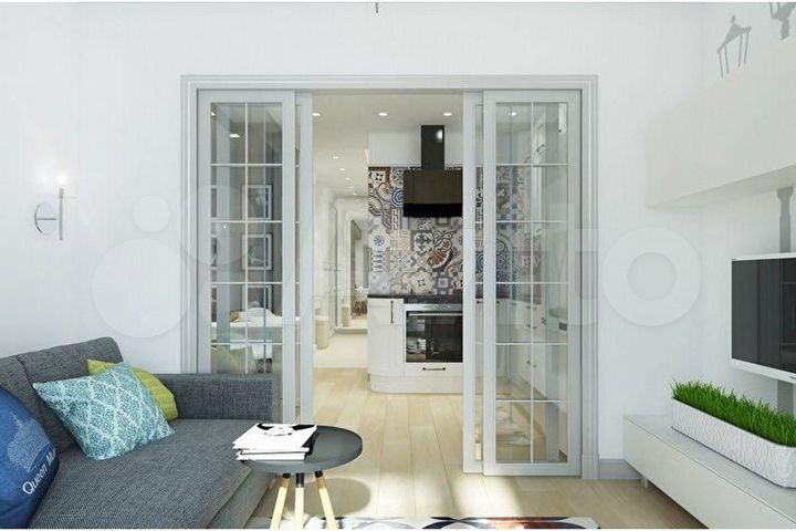 1-к. квартира, 45 м², 17/19 эт.