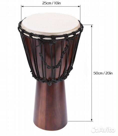 Джембе Африканский барабан 