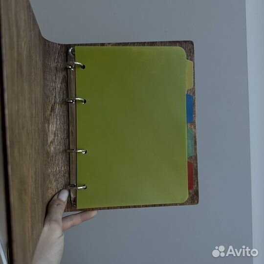 Деревянный блокнот а5