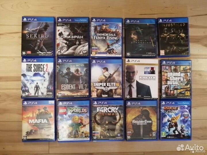 Игры диски ps4 PlayStation 4 5