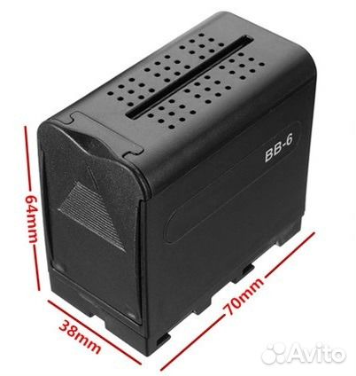 Адаптер корпус Акб Sony NP-F (F550/970) BB-6