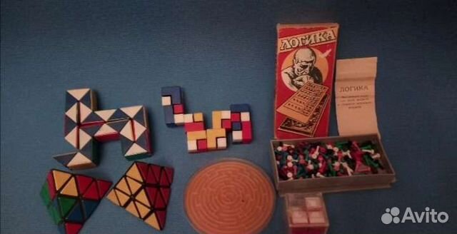 Развивающие игрушки головоломки СССР 7 шт