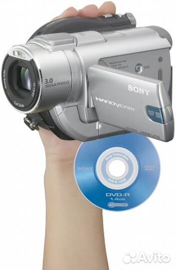 Sony DCR-DVD405 3-мегапиксельная DVD-видеокамера