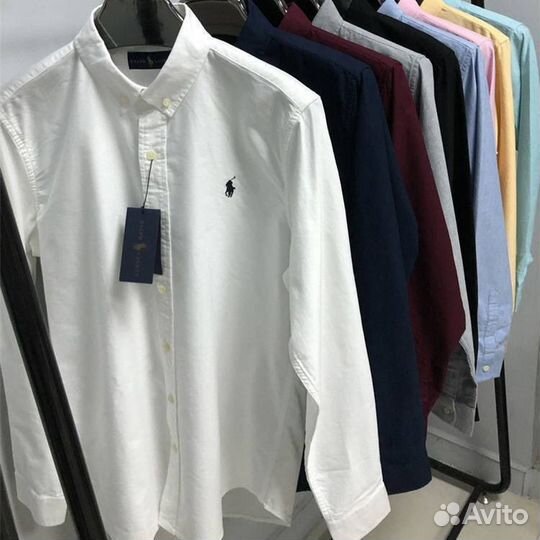 Рубашка polo ralph lauren белая