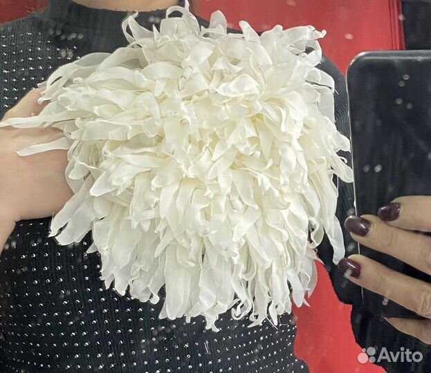 Цветок -брошь ручной работы