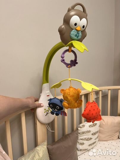 Мобиль fisher price 3в 1 лесные друзья