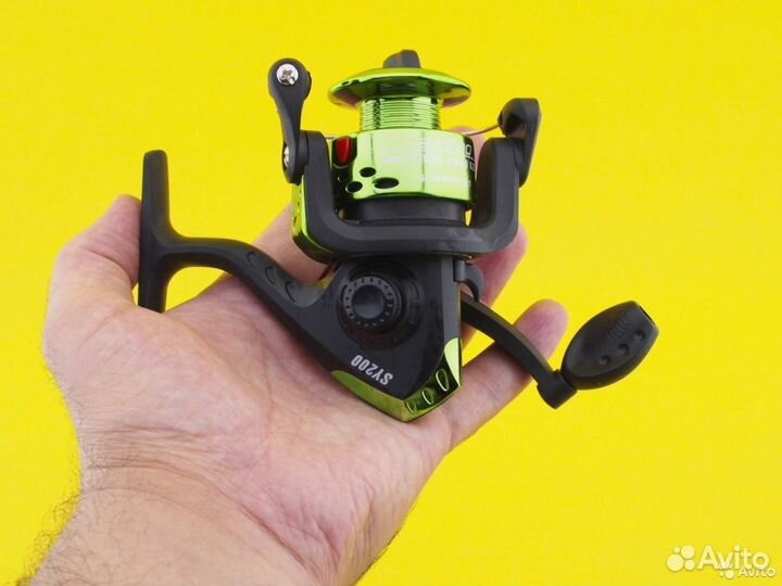 Катушка рыболовная SY200 зеленая