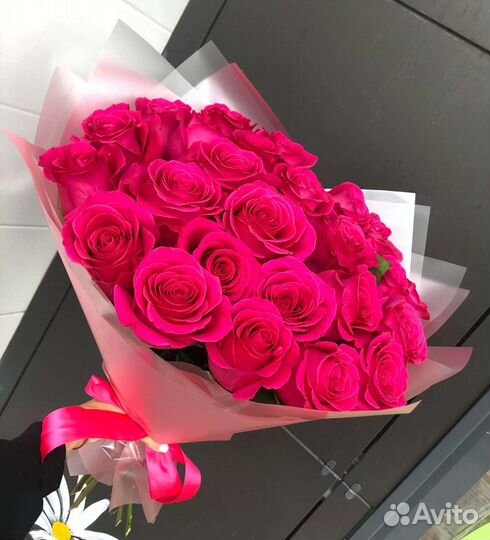 Цветы розы букет