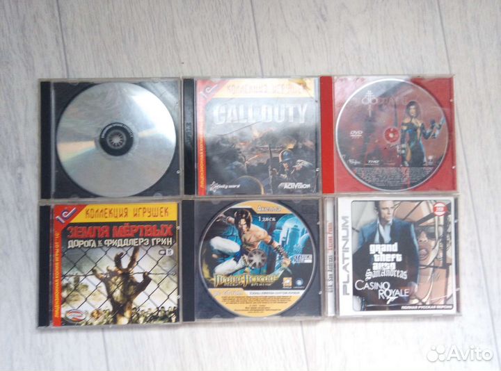 DVD диски с играми